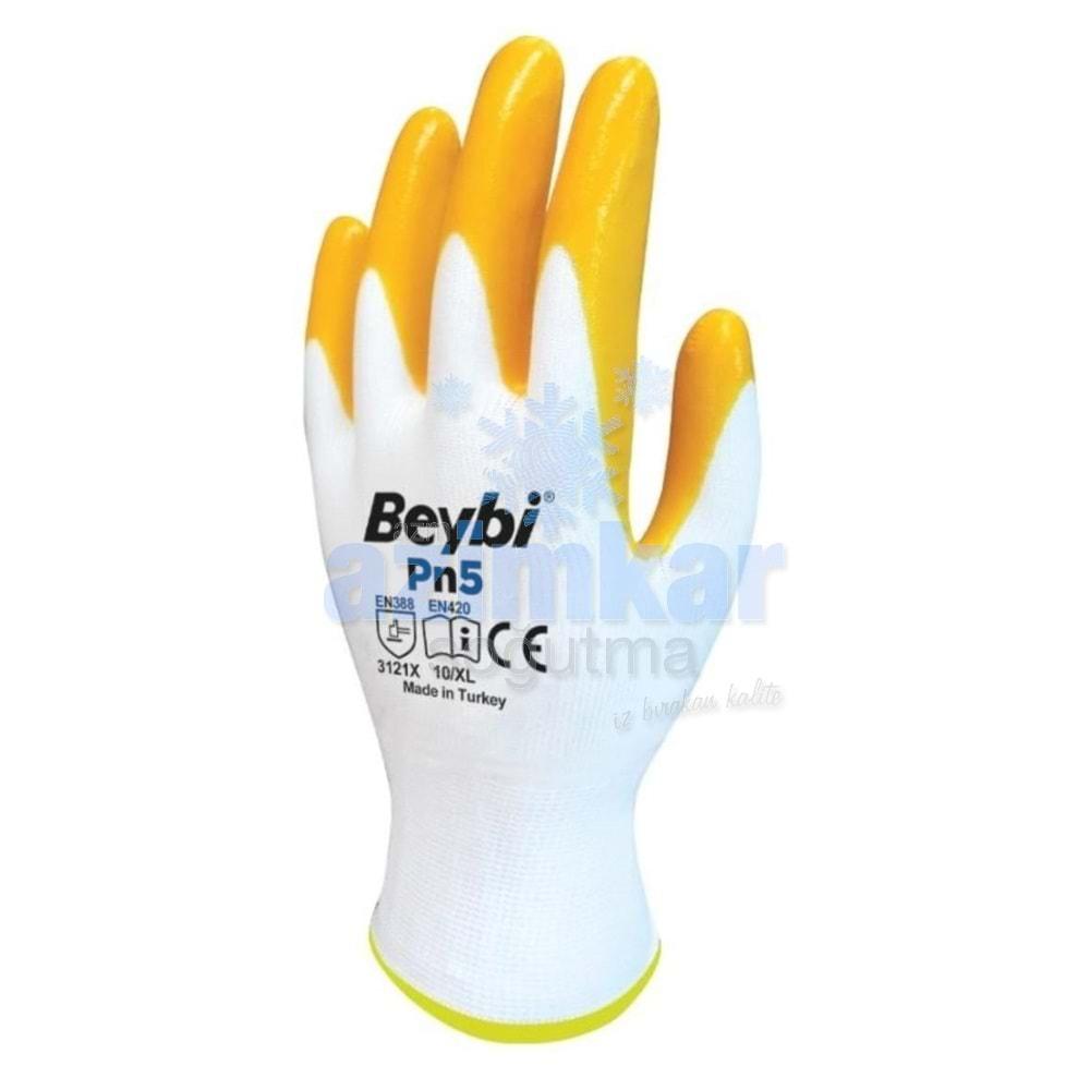 BEYBİ POLYESTER ELDİVEN SARI PN5