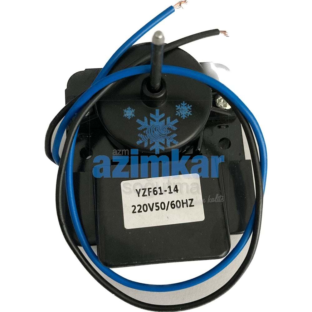 UNİCO FAN MOTORU YZF61-14 ARİSTON SİYAH MİL:14mm