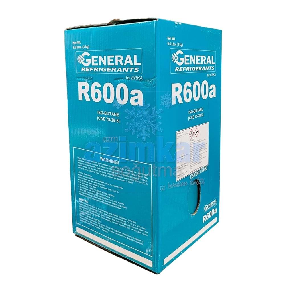 R600 SOĞUTUCU GAZ 3 KG GENERAL