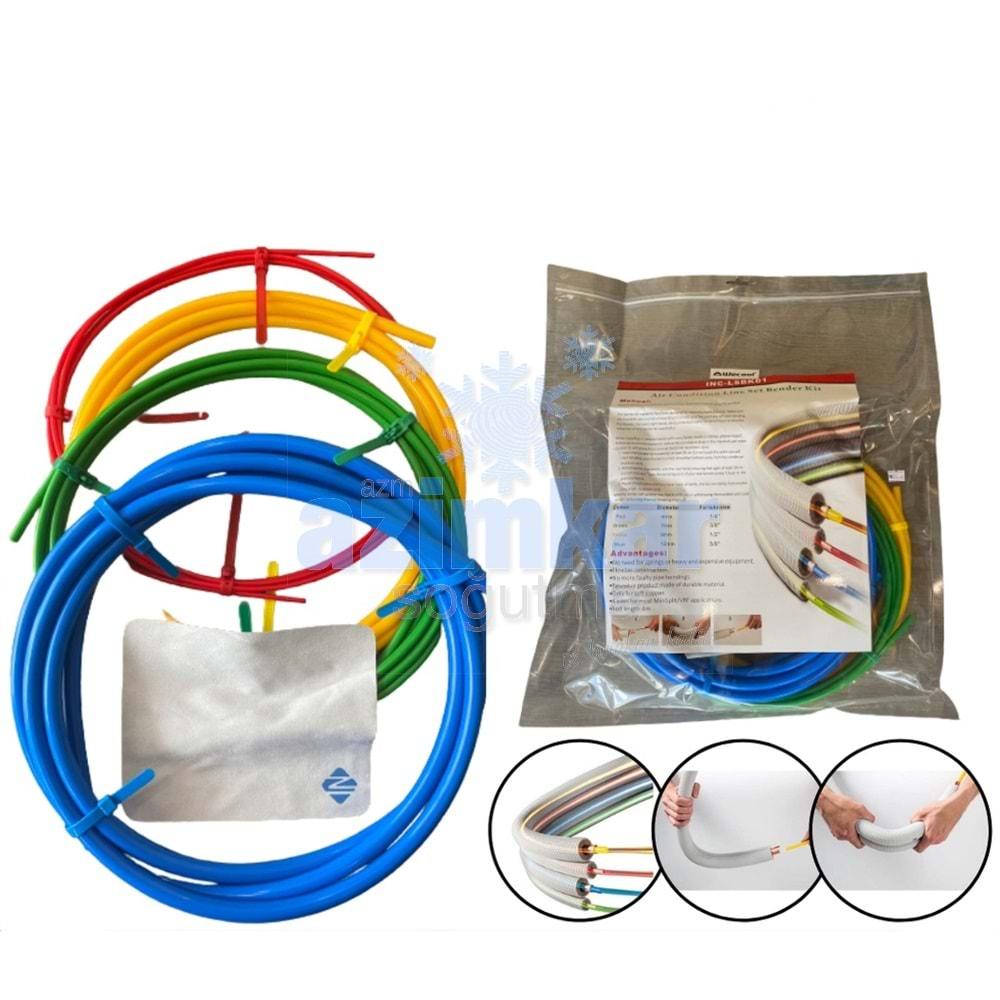 BORU KIVIRMA SETİ PLASTİK SET 1/4-3/8-1/2-5/8