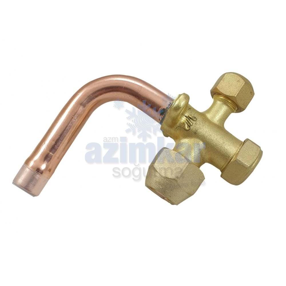 UNİCO KLİMA YAN VANA 3/4 EĞİK R134/R22
