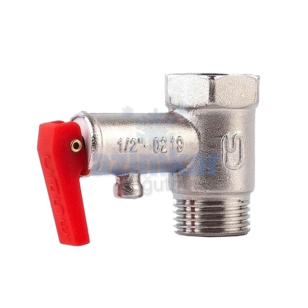 ŞOFBEN TERMOSİFON ÇEKVALF MANDALLI EMNİYET VENTİLİ