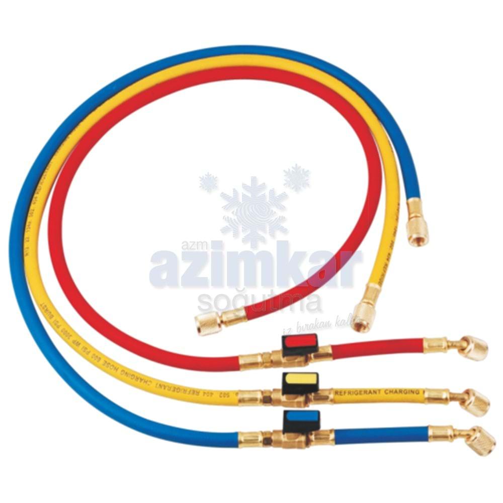 HONGSEN HS-360 BV VANALI GAZ HORTUMU 3 LÜ SET 150 CM