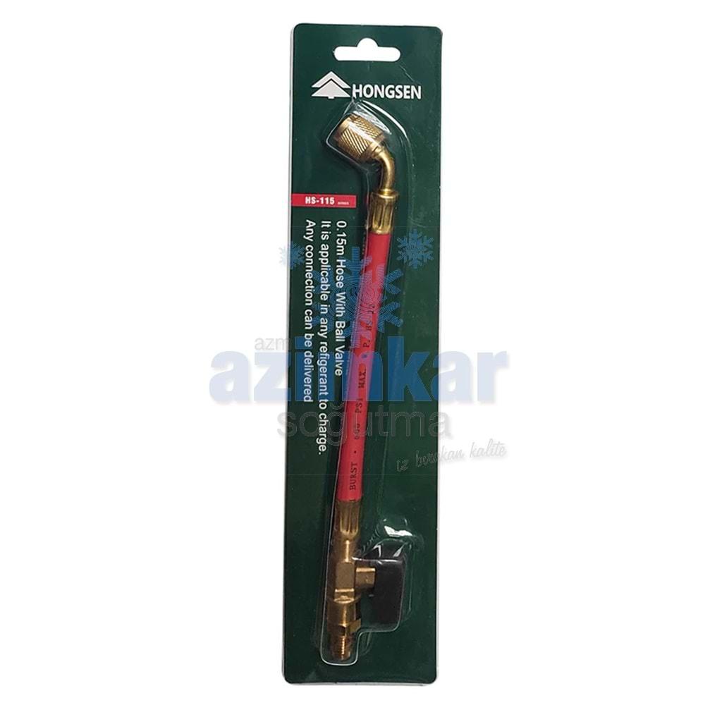 HONGSEN GAZ HORTUMU VANA APARATI HS-115 1/4''-1/4''
