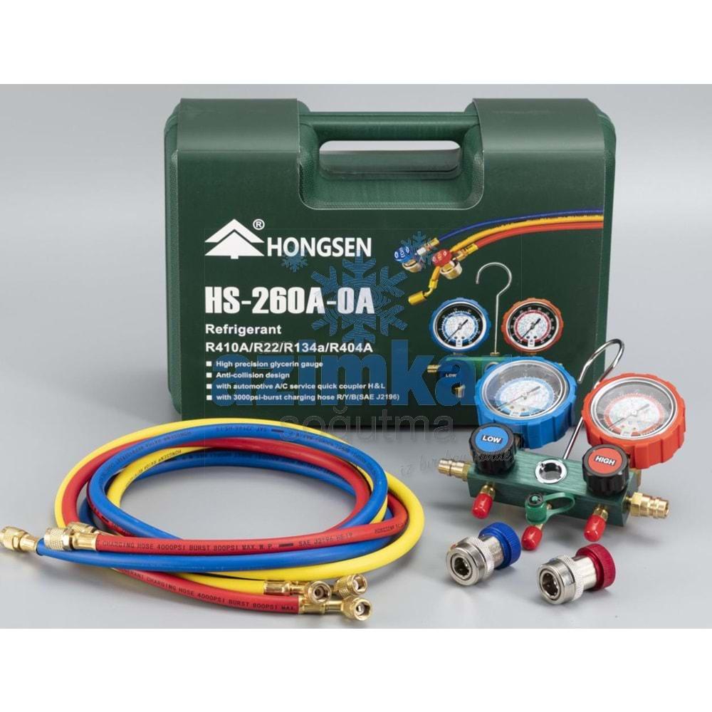 HONGSEN HS-260A-OA 150 CM HORTUMLU R410-22-134-404 MANİFOLD