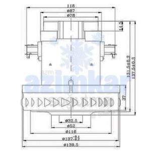 UNİCO CG-55 SÜPÜRGE MOTOR 1200W