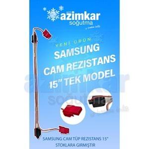 SAMSUNG BUZDOLABI CAM TÜP REZİSTANS 15 INC 145W KIRMIZI SOKET