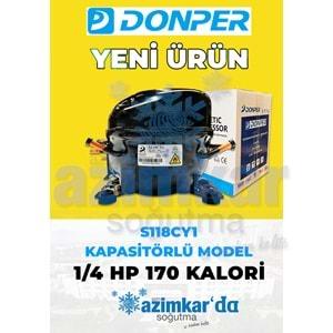 DONPER S118CY1 1/4 HP 170KCAL 197W R600A KOMPRESÖR