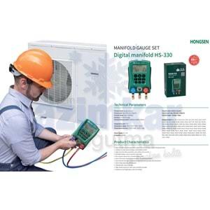 HONGSEN HS-330 DİJİTAL MANİFOLD