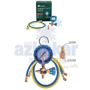 HONGSEN HS-473AL-36'' TEKLİ 90 CM HORTUMLU MANİFOLD R410/22/134/407