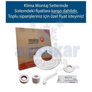 UNİCO 1/4-5/8 10 MT MONTAJ KİTİ AL-CU
