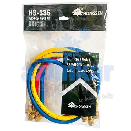 HONGSEN GAZ HORTUMU 3 LÜ SET 90 CM R22-R13A