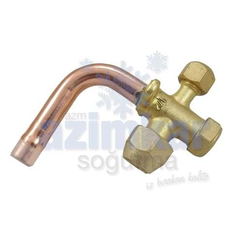 UNİCO KLİMA YAN VANA 3/4 EĞİK R134/R22