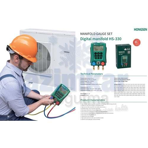 HONGSEN HS-330 DİJİTAL MANİFOLD