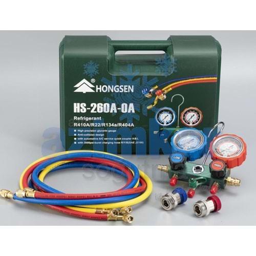 HONGSEN HS-260A-OA 150 CM HORTUMLU R410-22-134-404 MANİFOLD